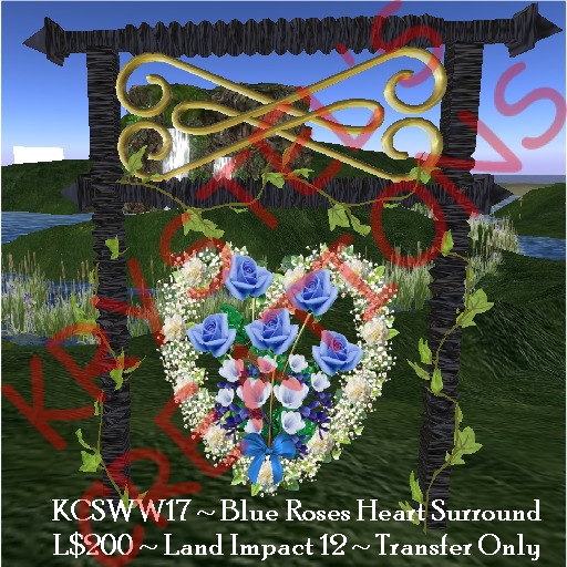 KCSWW17 Blue Roses Heart Surround (Rezz Me)