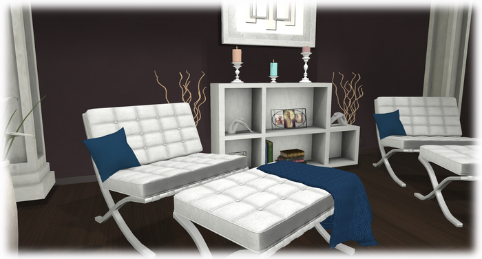 Barcelona Chair Set [Rezzer]