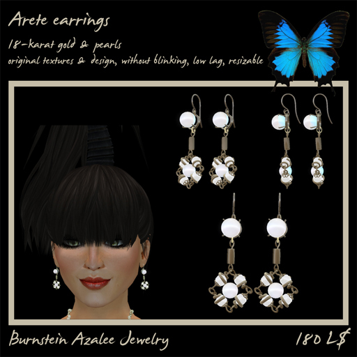 Arete earrings