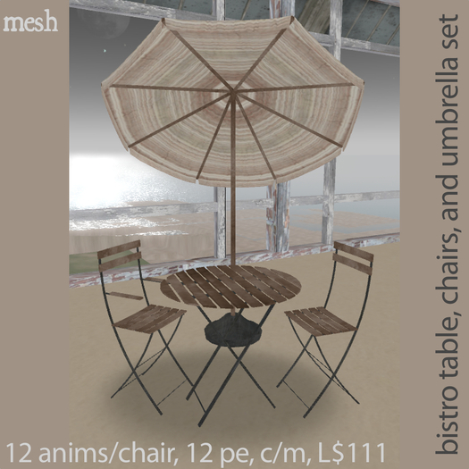 Bistro Set - Coffee