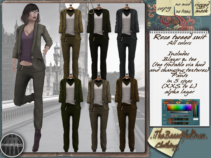 .:TBO:. Rose - tweed suit fat pack