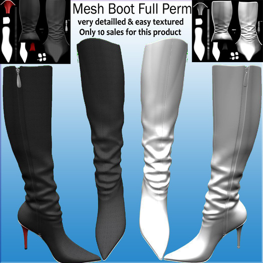 Boot Mesh Full Perm Exclusive only 10 sales