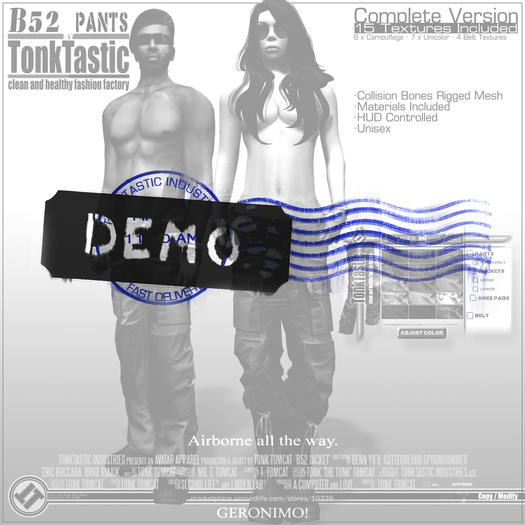 TonkTastic - B52 Pants [DEMO]