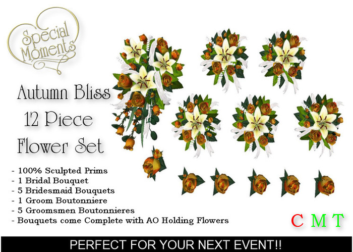 Autumn Bliss 12 Piece Flower Set - SALE!!