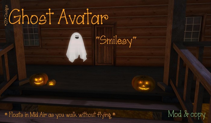 *ZK* Floating Ghost Avatar "Smilesy"