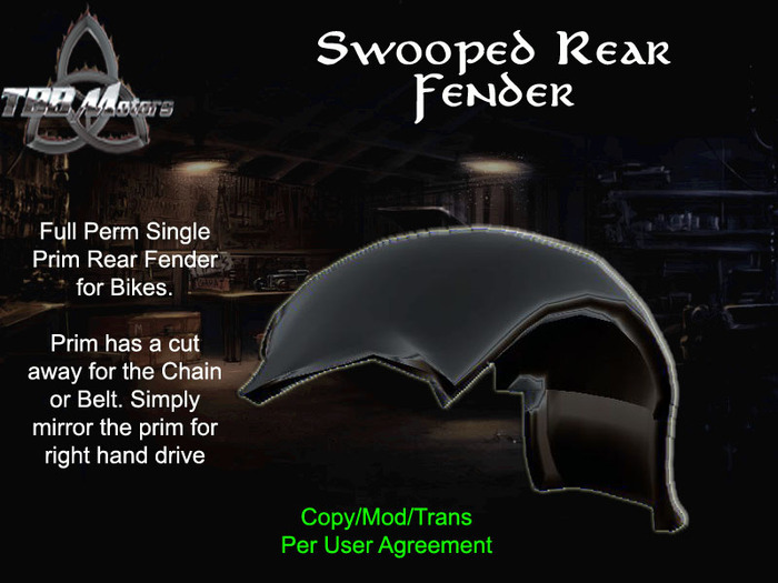 TBB Swooped Rear Fender