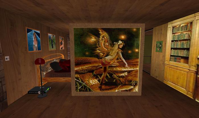 The Magic Mushroom Fairy Room Divider/Window