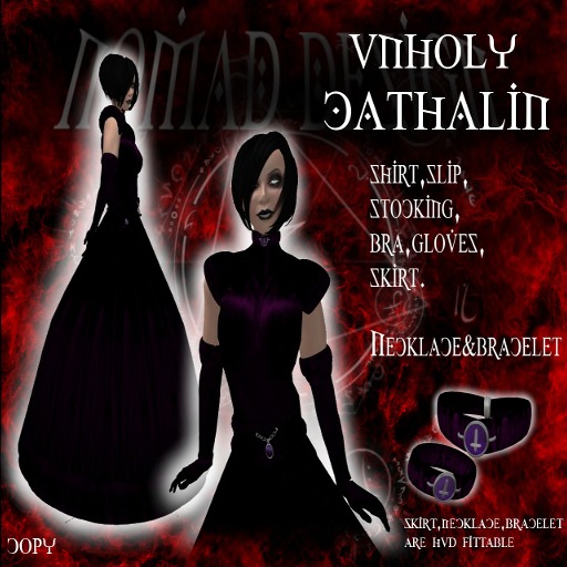 Gothic Lady Outfit Unholy Cathalin 