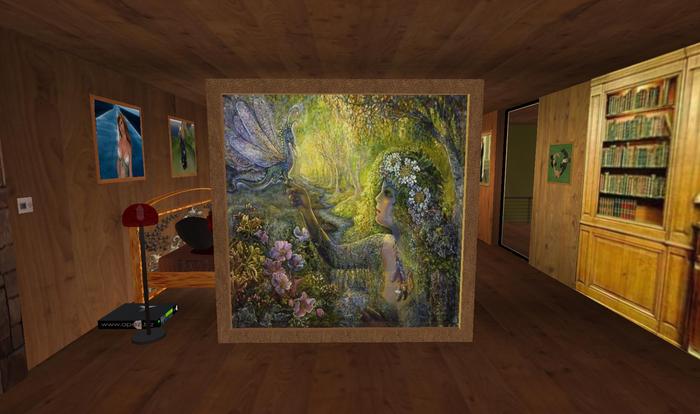 Dryad and Dragonfly Fairy Room Divider/Window