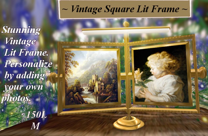 [RP] Vintage Square Lit Frame