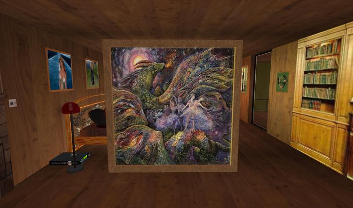 Dragon Dancers Room Divider/Window