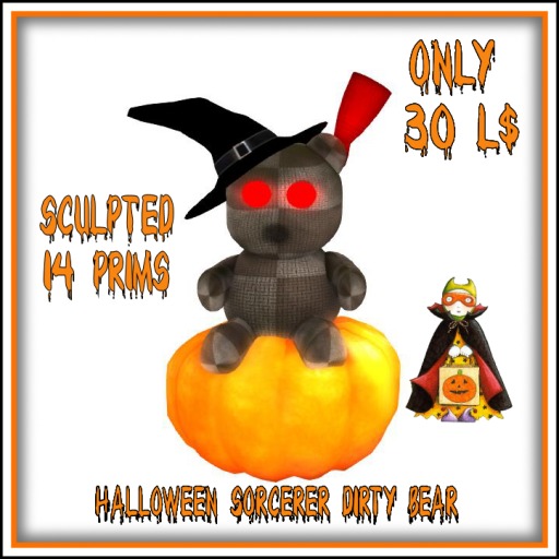 Halloween dirty bear