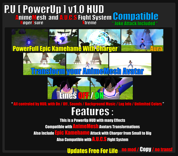 P.U [ PowerUp ] v1.0 HUD