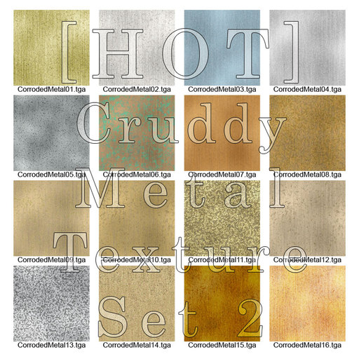 [HOT] Cruddy Metal Texture Set 2 