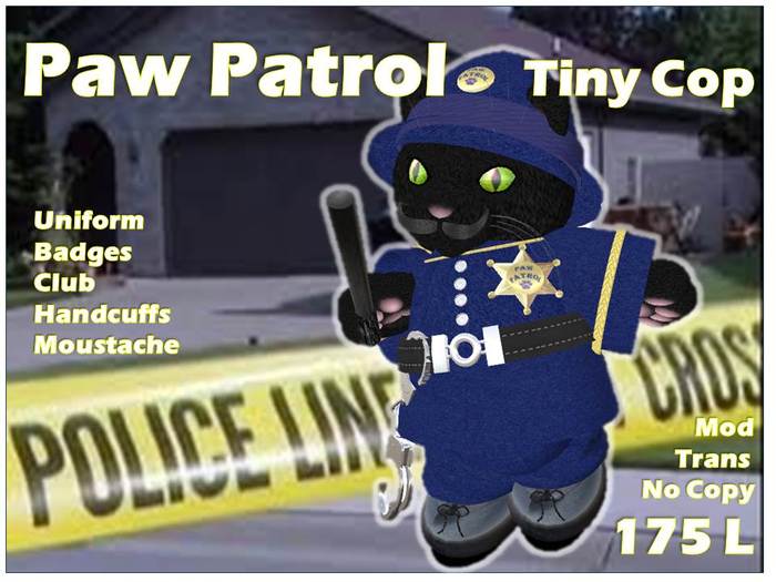Tiny PAW PATROL Cop Boy