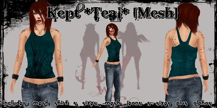 ^WSC^ Kept *Teal* {Mesh}