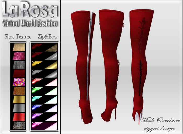 LaRosa Mesh Virtual Overknees