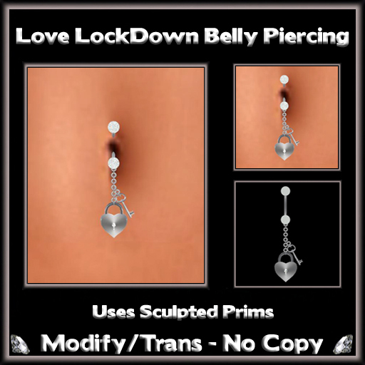 *ICED* Love Lockdown Belly Piercing
