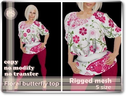 !!PS!!Floral butterfly