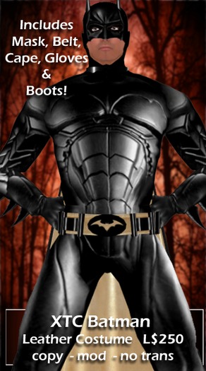 XTC Batman Leather Costume