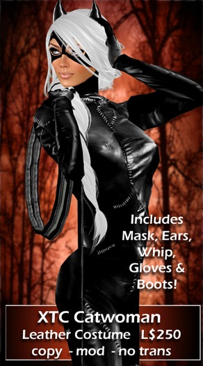 XTC Catwoman Leather Costume