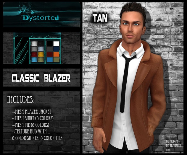 .:Dystorted:.Classic Blazer Tan -[Box]