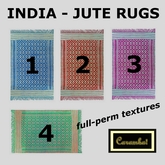 India - Jute rugs texture pack