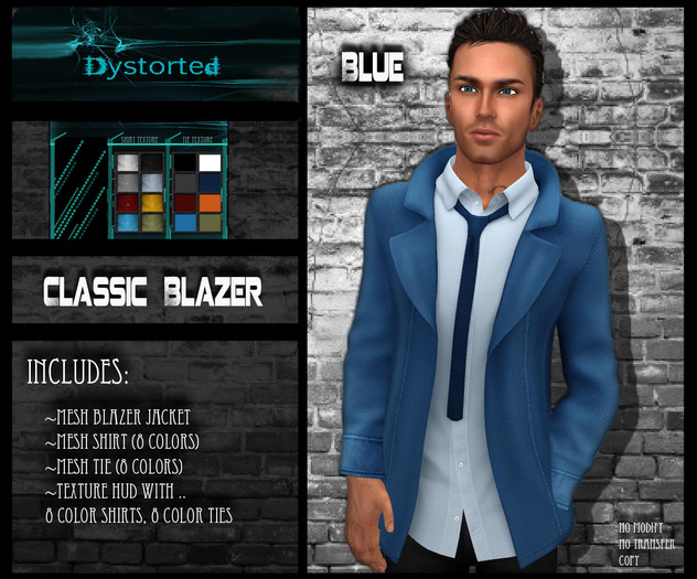 .:Dystorted:.Classic Blazer Blue  -[Box]