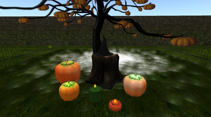 PROMO HALLOWEEN SET * CANDLES * PUMPKINS * WITCH HAT * TRUNK