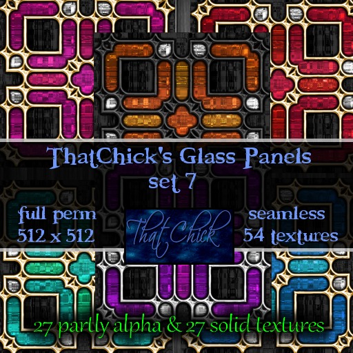 ~tc~ Glass Panels Set - 7