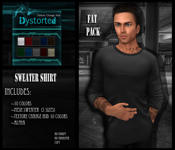 .:Dystorted:.Mens Sweater Fat Pack-[Box]