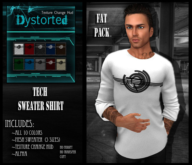 .:Dystorted:.Tech Sweater Fat Pack