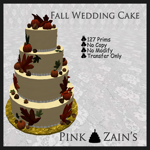 Fall Leaf Wedding Cake