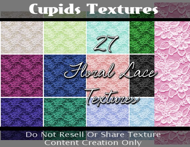 27 Floral Lace Textures