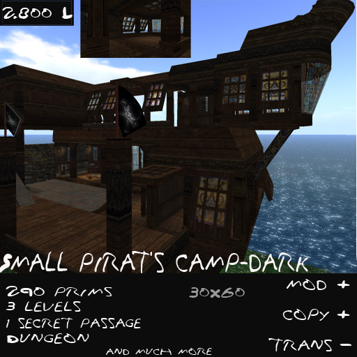 SMALL PIRATE CAMP-DARK