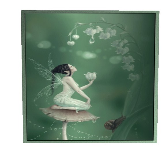 Flower girl animated image "PROMO"