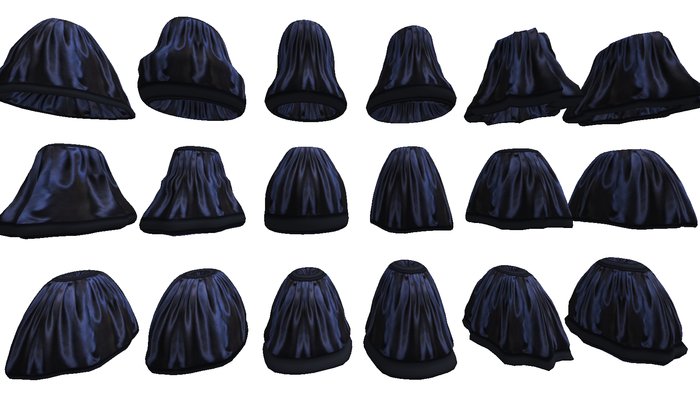 18 Dress - Skirt  Sculpts #C3