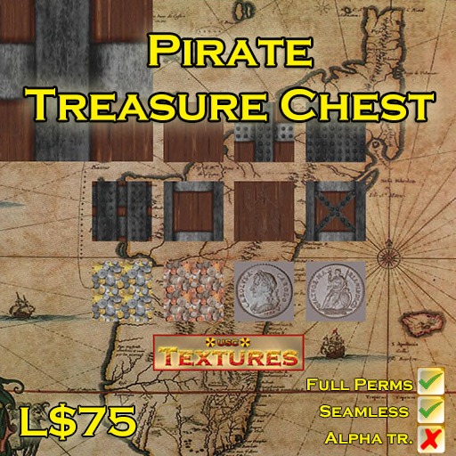 USC Textures - Pirate Treasure Chest 