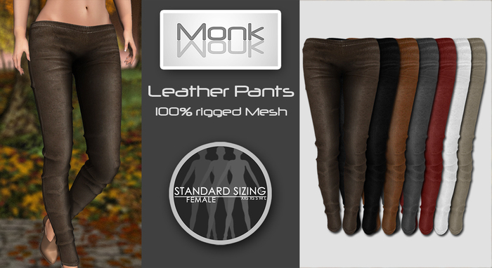 Monk - Leather Pants Full Set