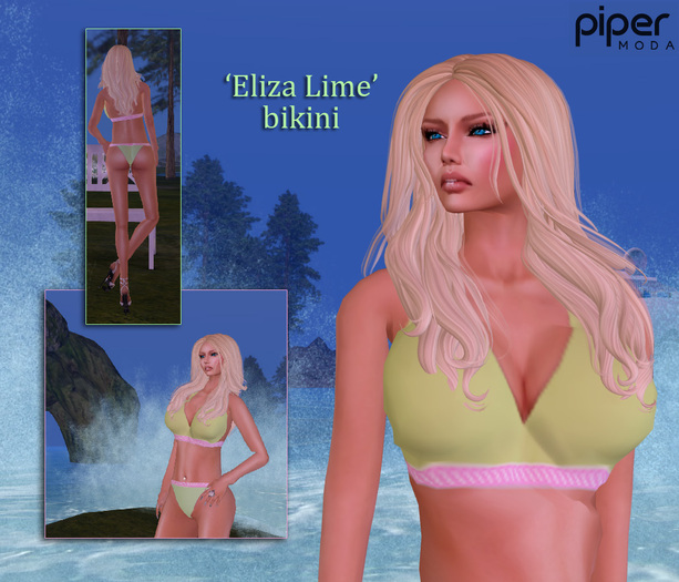 Piper Moda 'Eliza Lime' Bikini