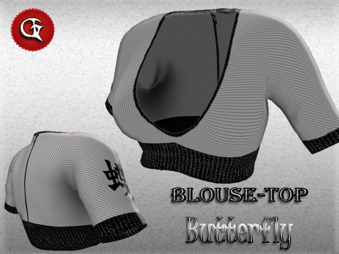 :::: THE GAMER :::: Blouse-top Butterfly