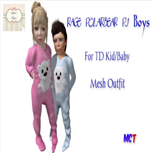 [S][A] Rage Polarbear PJ Boy - Kid/Baby