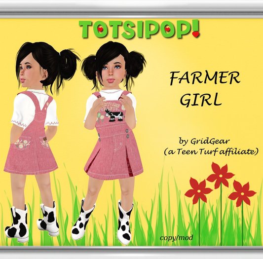 TOTSIPOP! Farmer Girl Clothing Set