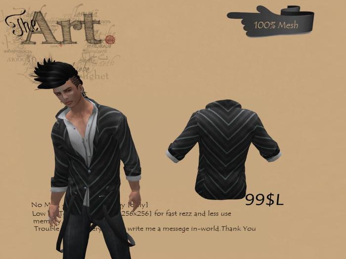 The Art. [ Line Jacket Black ]