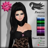 Tameless Hair Becca (MESH) - Fantasy with Omega appliers for hairbase tattoo