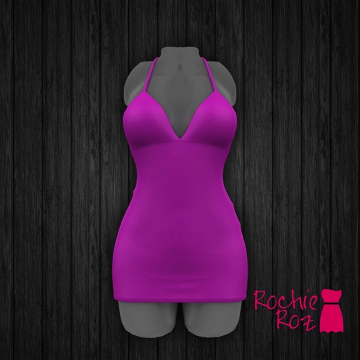 RochieRoz - Selena Dress Fuchsia (Mesh)