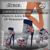 Immerschoen-BodyCult MESH Ankle Boots UK Grace.