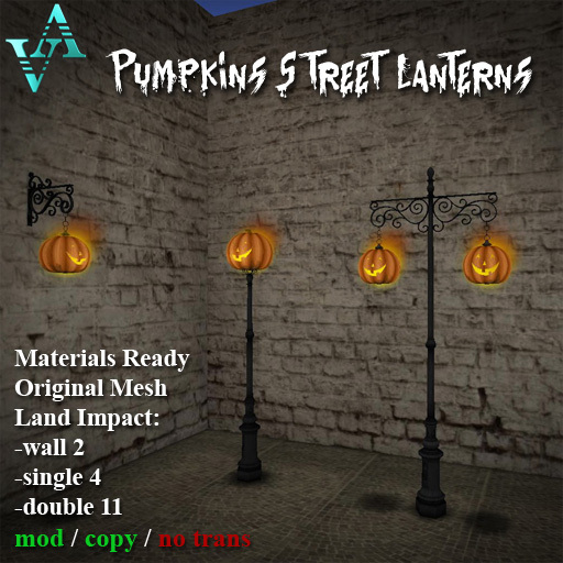 Atelier Visconti Pumpkins Street Lanterns