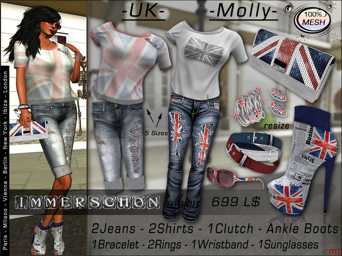 Immerschoen-BodyCult MESH UK Complete Set Molly.