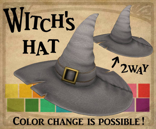 witch's hat---21color